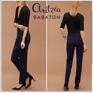 Babaton (aritzia) tapered elastic waist trousers